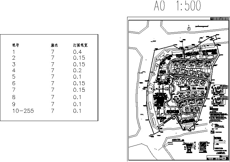 某小区路灯电气系统图纸