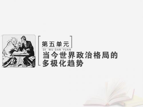 2019版高考历史大一轮复习第五单元第13讲从两极格局到世界政治格局的多极化趋势课件新人教版