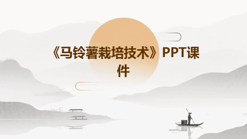 《马铃薯栽培技术》PPT课件