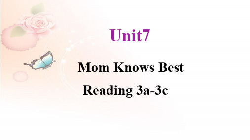 人教版新目标九年级unit7 SectionA  Reading(3a-3c)公开课一等奖优秀课件