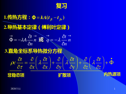 传热学第四讲平壁的稳态导热