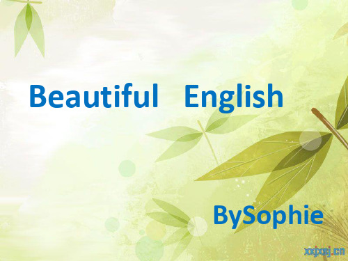 beautiful english 美丽的英文 名言名句