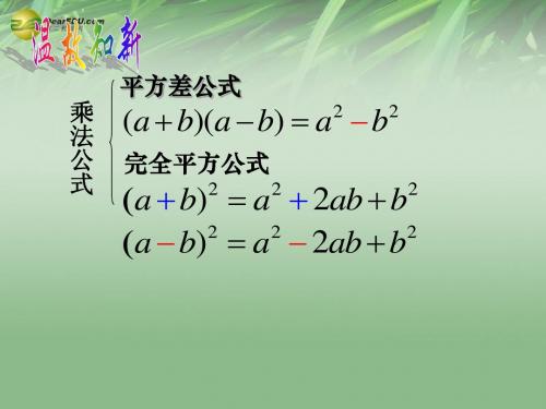 浙江省浦江县第四中学七年级数学下册 3.5 整式的化简课件 (新版)浙教版