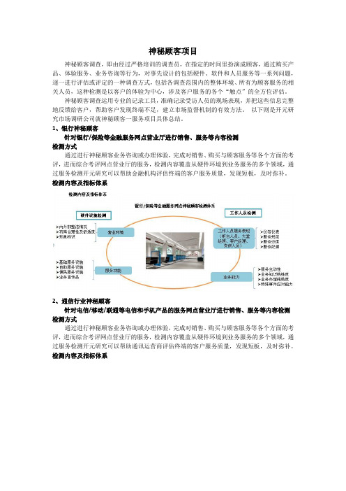 神秘顾客项目