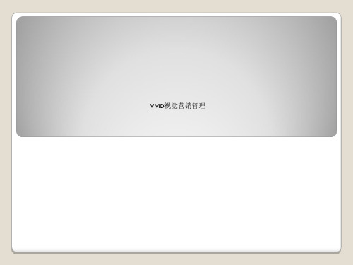 VMD视觉营销管理