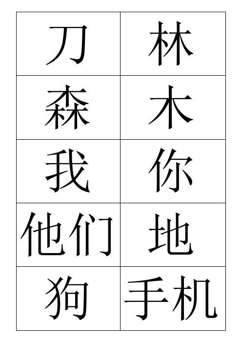 识字表 (2)