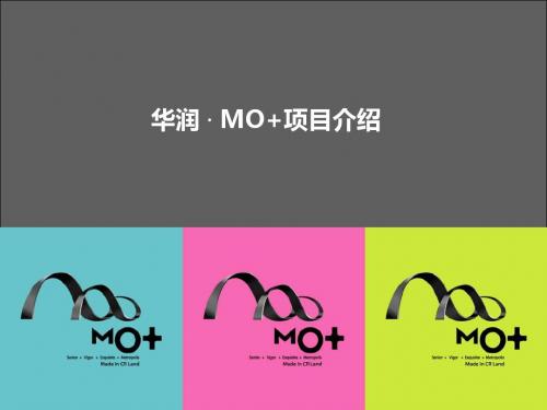 华润·MO+的项目介绍及业态规划的方案