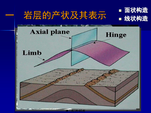 沉积岩层产状与地层接触关系PPT课件