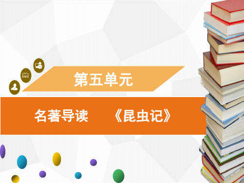 八年级上册第五单元名著导读《昆虫记》习题课件