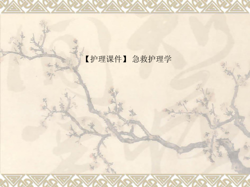 【护理课件】 急救护理学_