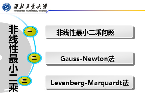 最优化方法第二章_非线性最小二乘