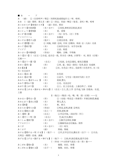 考研日语核心单词4000(上)