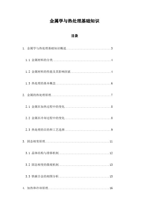 金属学与热处理基础知识