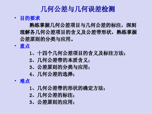 几何公差以及几何误差检测学习培训课件(精品2020最新)