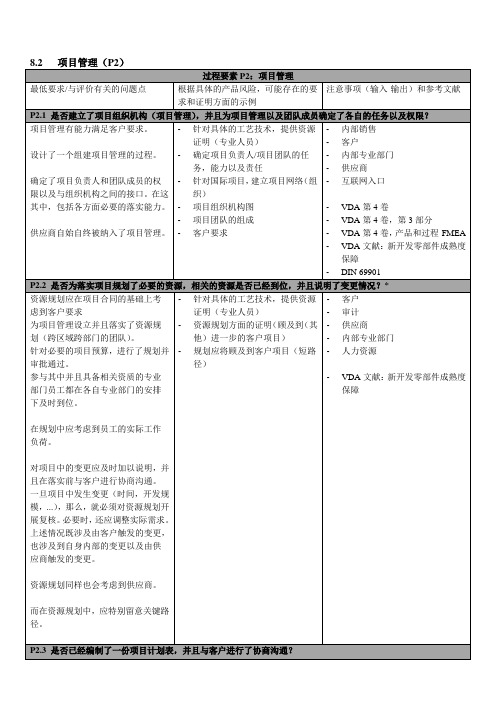 VDA6.3(中文)2010版