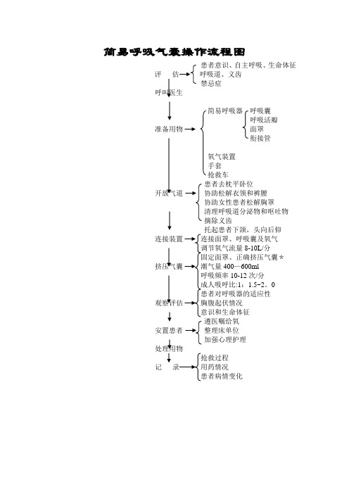 简易呼吸气囊操作流程