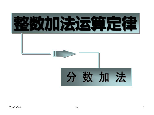 人教版五年级数学下册《分数的加法和减法》课件.ppt