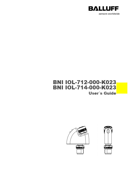 贝鲁夫 BNI IOL-712-000-K023 BNI IOL-714-000-K023 用户手册