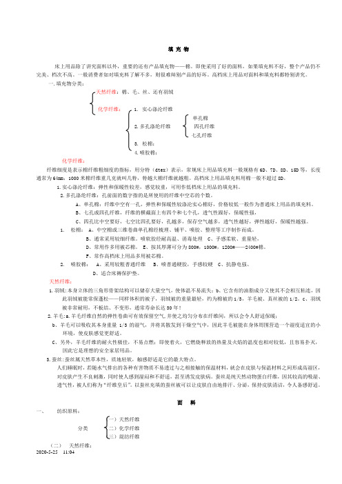 通用家纺产品基本知识