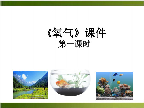 人教版九年级化学上册课件氧气第一课时(15张PPT)