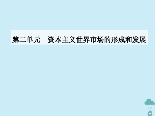 2019_2020学年高中历史第二单元资本主义世界市场的形成和发展第8课第二次工业革命课件新人教版必修2