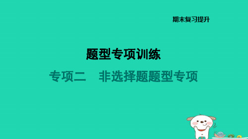 八年级历史下册专项二非选择题题型专项习题新人教版