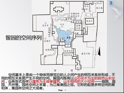 最新留园的空间序列