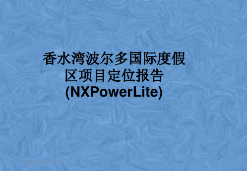 香水湾波尔多国际度假区项目定位报告(NXPowerLite)