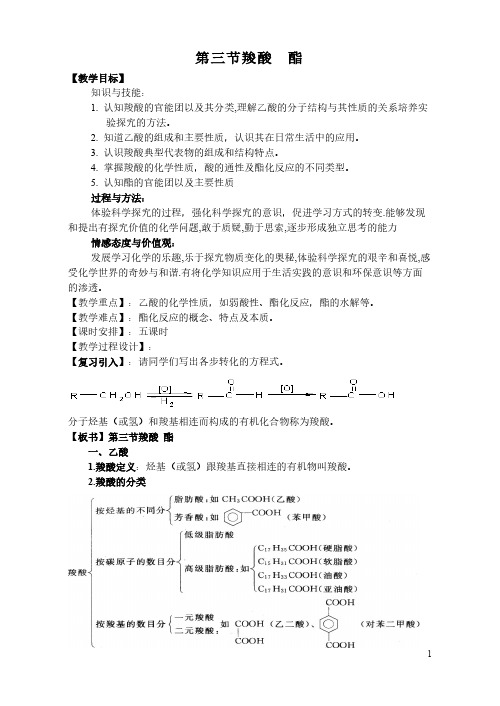 【VIP专享】高二羧酸酯教案