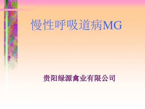 《慢性呼吸道病mg》培训课件-PPT文档资料