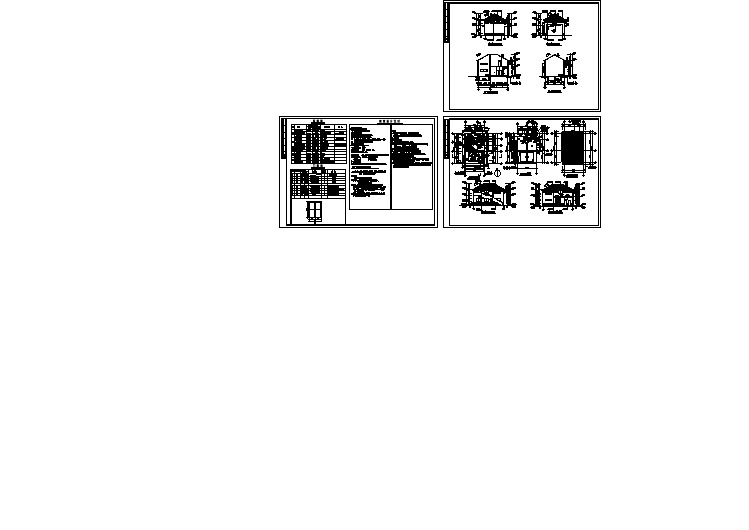 某地市区垃圾站及公厕全套cad建筑施工设计图（含门 窗 表）