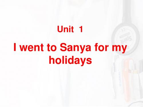 Unit 1 I went Sanya for my holidays Lesson 4 课件 1-优质公开课-人教精通三起6下精品
