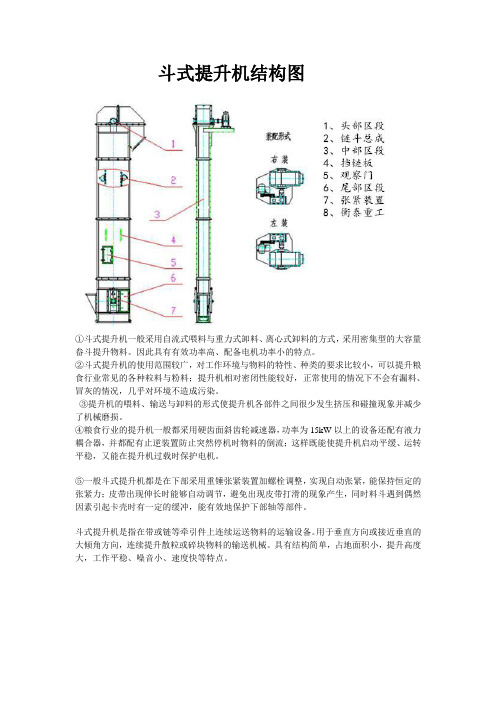 斗式提升机结构图