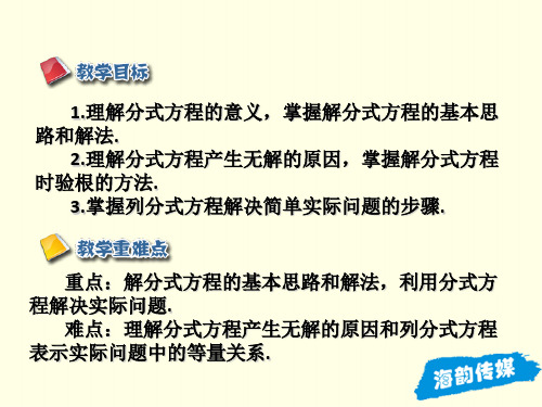 初二上数学课件(人教版)-分式方程