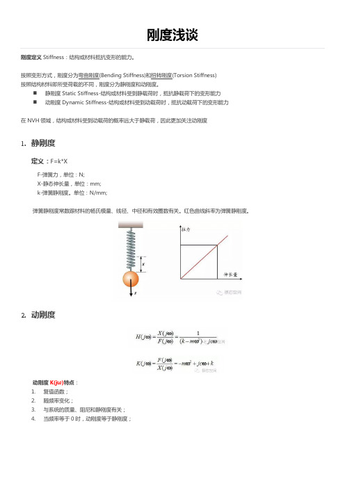 刚度浅谈