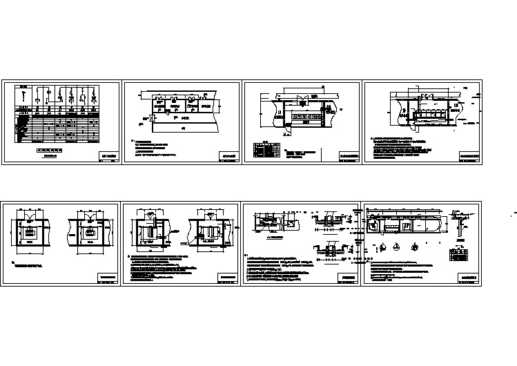 某高压配电室设计cad电气施工图纸