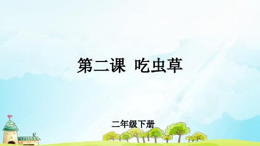 第2课《吃虫草》公开课教学课件【小学美术二年级下册】