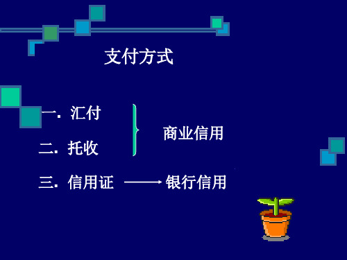 国际贸易支付方式之汇付与托收