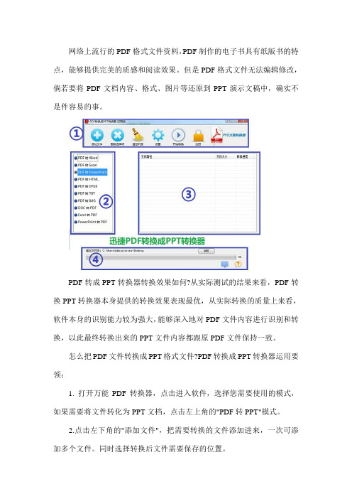 pdf如何转换成ppt简单讲解