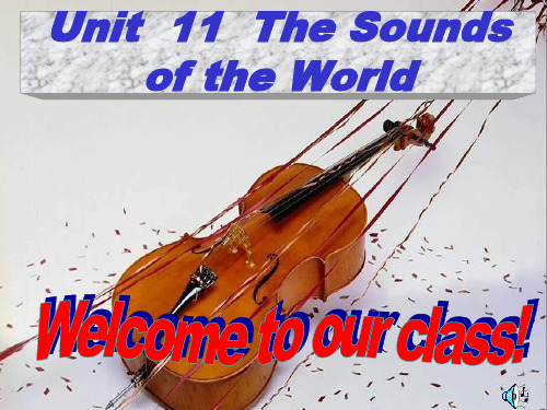 高中英语第一册上unit11 The sounds of the world  Reading 4 ppt