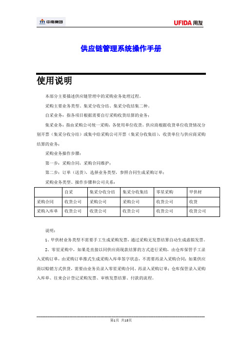 供应链管理系统操作手册