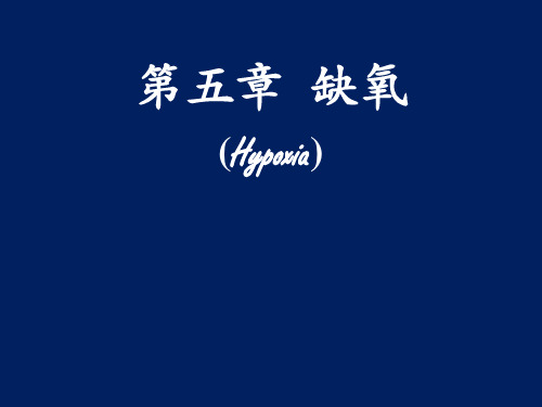 基础医学-缺氧