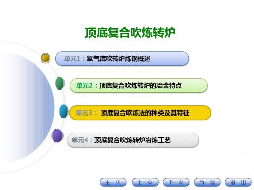 顶底复合吹炼转炉