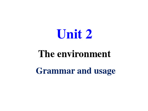 模块五第二单元M5U2grammar and Usage 现在分词作形容词与副词