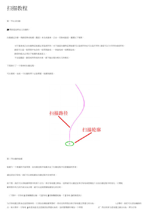 扫描教程solidworks中扫描教程详解