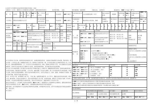 省中小学教师专业技术职务资格评审情况一览表[001]