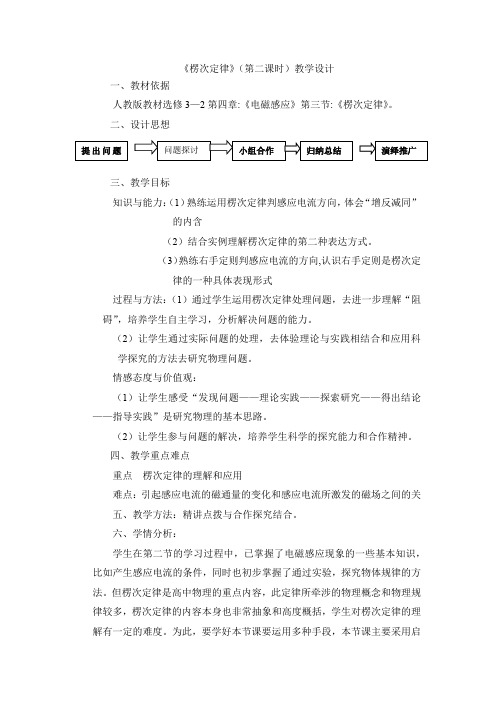 高中物理_人教版选修3教学设计学情分析教材分析课后反思