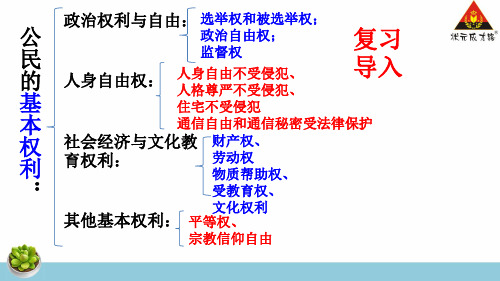 人教版(部编)八年级下册道德与法治：依法行使权利 (18)