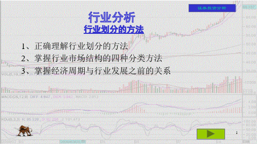 证券投资分析：行业划分的方法