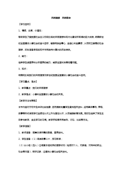 共同理想  共同使命